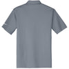Nike Men's Grey Dri-FIT Short Sleeve Vertical Mesh Polo