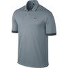Nike Men's Dove Grey/Charcoal TW Perforated Polo