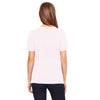 Bella + Canvas Women's Pink Relaxed Jersey Short-Sleeve V-Neck T-Shirt