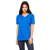 Bella + Canvas Women's True Royal Relaxed Jersey Short-Sleeve V-Neck T