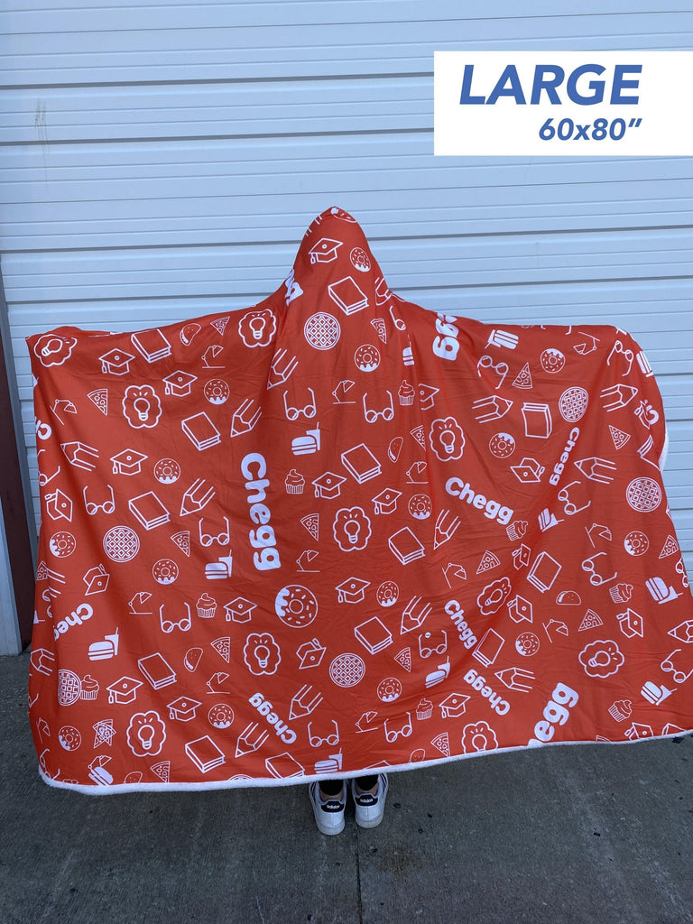The Cozy Cape Hooded Custom Printed Blanket