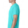 Next Level Men's Tahiti Blue Premium Fitted Sueded V-Neck Tee