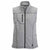 Edwards Women's Athletic Grey Sweater Knit Fleece Vest With Pockets