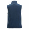 Edwards Women's Blue Heather Sweater Knit Fleece Vest With Pockets