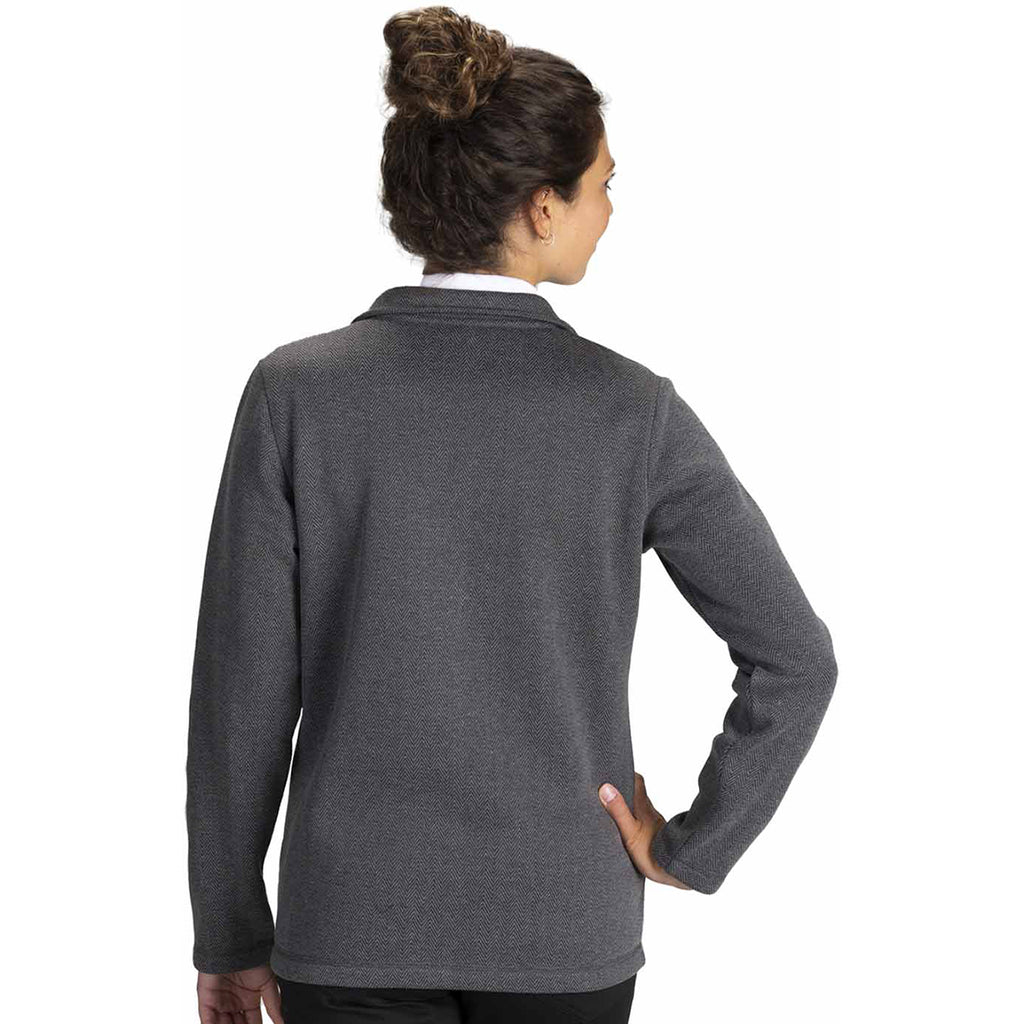 Edwards Women's Steel Herringbone Sweater Knit Jacket