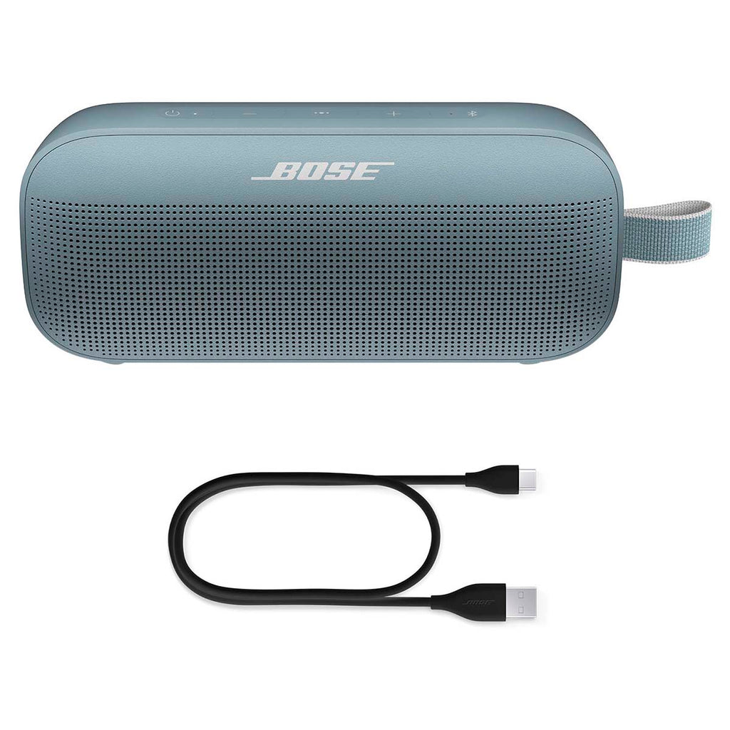 Bose Stone Blue SoundLink Flex Portable Bluetooth Speaker with Waterpr