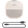 Bose White Smoke SoundLink Micro Portable Bluetooth Speaker with Waterproof Design