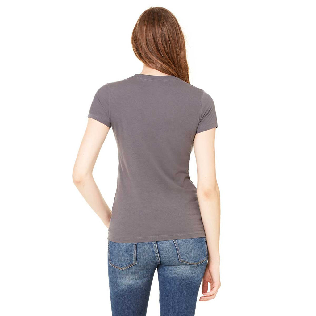 Bella + Canvas Women's Asphalt Poly-Cotton Short-Sleeve T-Shirt