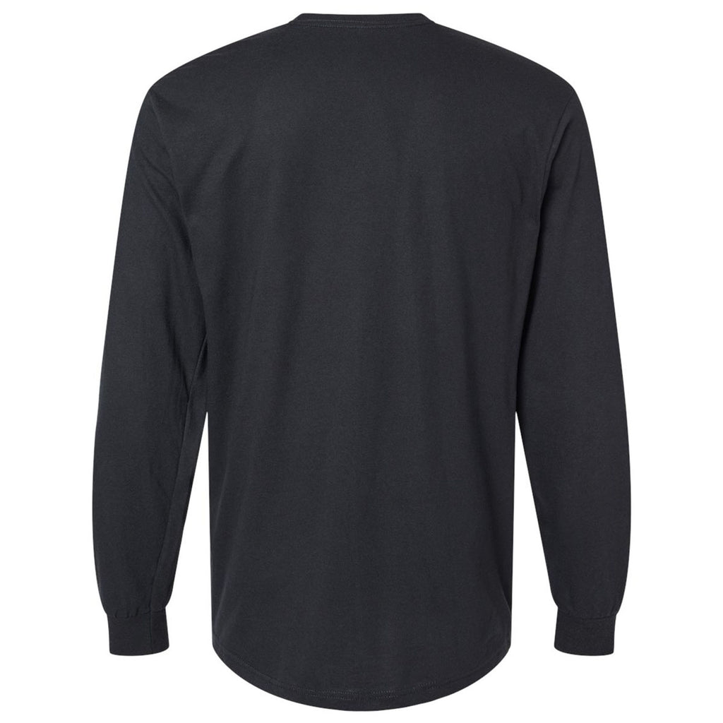 Gildan Men's Pitch Black Softstyle CVC Long Sleeve T-Shirt