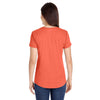 Anvil Women's Heather Orange Triblend Scoop Neck T-Shirt
