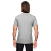 Anvil Men's Heather Grey Triblend V-Neck T-Shirt