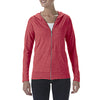 Anvil Women's Heather Red Tri-Blend Full Zip Jacket