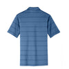 Nike Men's Blue/Navy Dri-FIT Short Sleeve Fade Stripe Polo