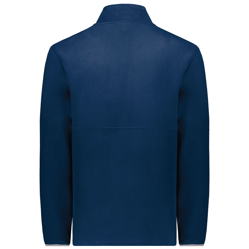 Augusta Sportswear Navy Chill Fleece Half Zip Pullover