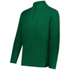 Augusta Sportswear Men's Dark Green Micro-Lite Fleece 1/4 Zip Pullover