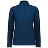 Augusta Sportswear Women's Navy Micro-Lite Fleece 1/4 Zip Pullover