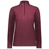Augusta Sportswear Women's Maroon Micro-Lite Fleece 1/4 Zip Pullover