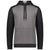 Augusta Sportswear Men's Carbon Heather/Black Three-Season Fleece Pullover Hoodie