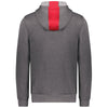 Augusta Sportswear Men's Scarlet/Carbon Heather Three-Season Fleece Pullover Hoodie