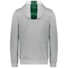 Augusta Sportswear Men's Dark Green/Grey Heather Three-Season Fleece Pullover Hoodie
