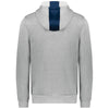 Augusta Sportswear Men's Navy/Grey Heather Three-Season Fleece Pullover Hoodie