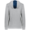 Augusta Sportswear Women's Navy/Grey Heather Three-Season Fleece Pullover Hoodie