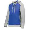 Augusta Sportswear Women's Royal/Grey Heather Three-Season Fleece Pullover Hoodie