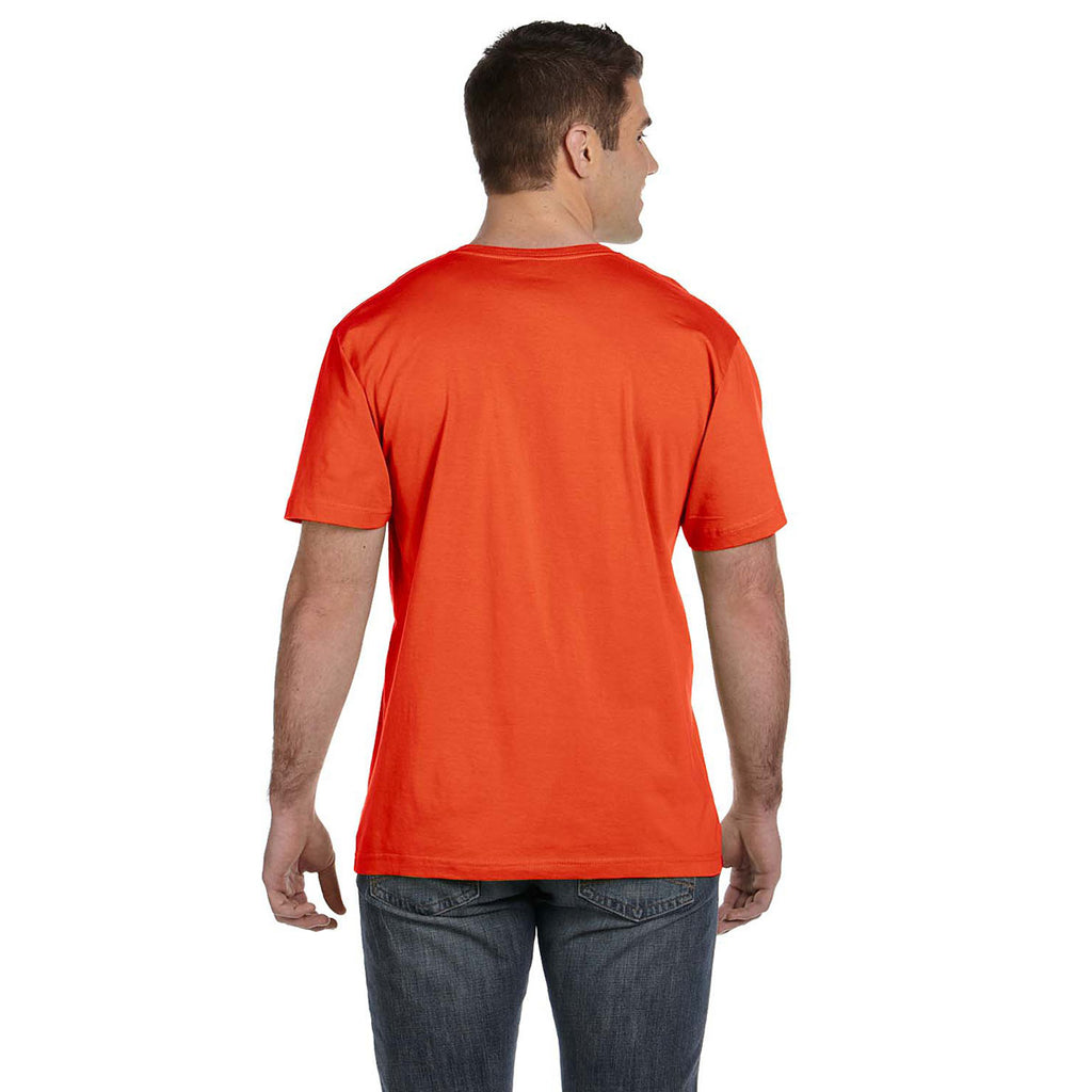 LAT Men's Orange Fine Jersey T-Shirt