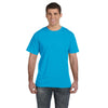 LAT Men's Turquoise Fine Jersey T-Shirt