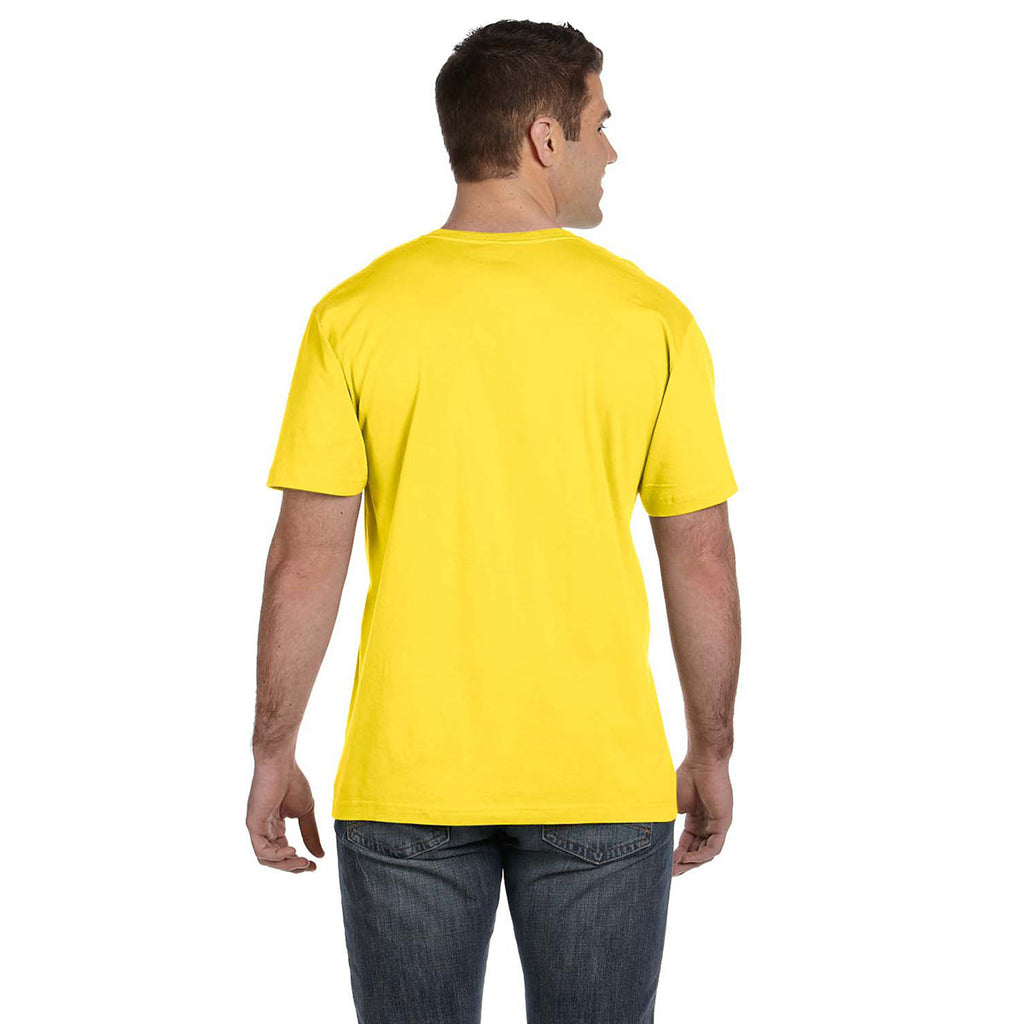 LAT Men's Yellow Fine Jersey T-Shirt