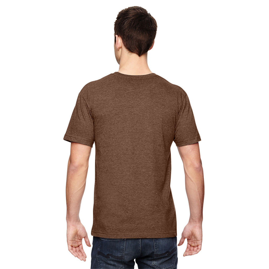 LAT Men's Vintage Chocolate Fine Jersey T-Shirt