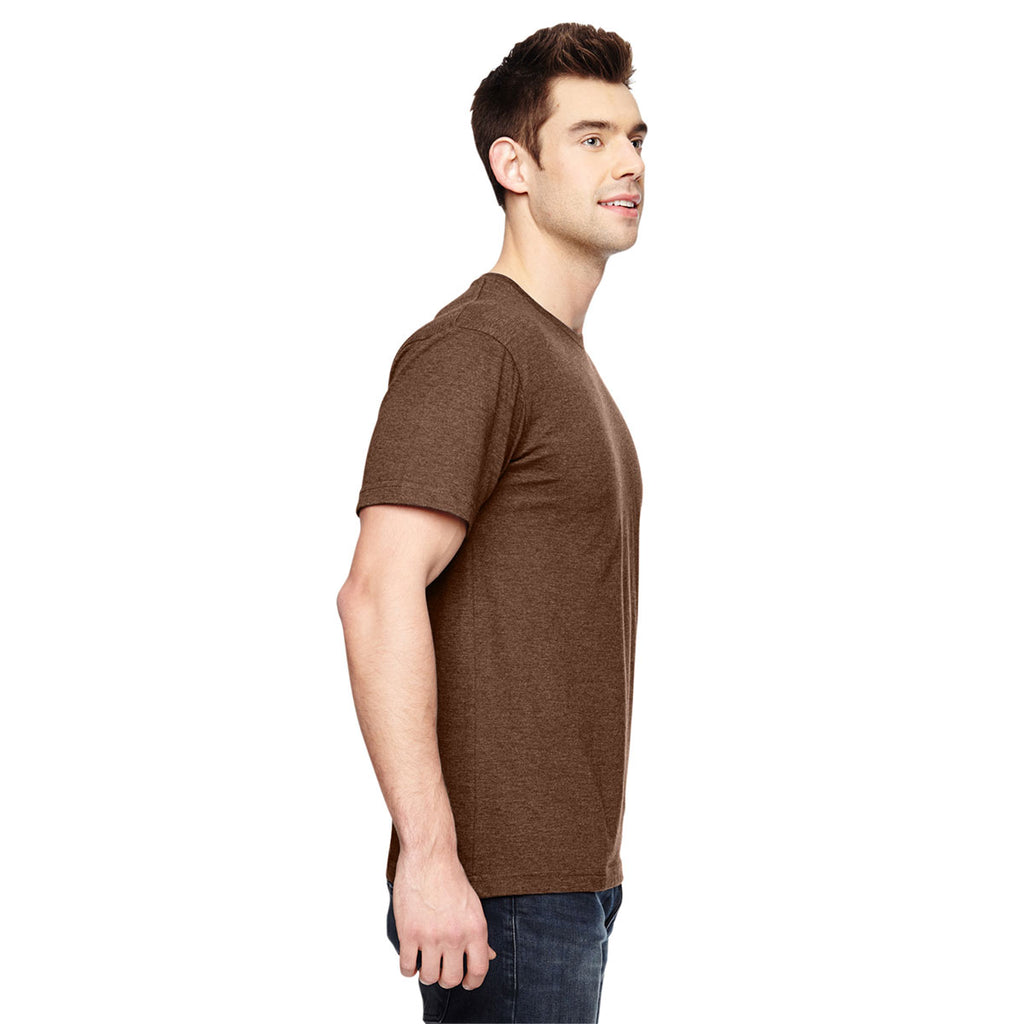 LAT Men's Vintage Chocolate Fine Jersey T-Shirt