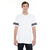 LAT Men's White/Black Football Fine Jersey T-Shirt