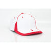 Pacific Headwear White/Red Universal M2 Performance Sideline Cap