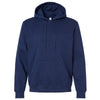 Jerzees Men's J. Navy Eco Premium Blend Ring-Spun Hooded Sweatshirt