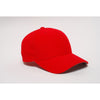 Pacific Headwear Red Snapback Adjustable Wool Cap