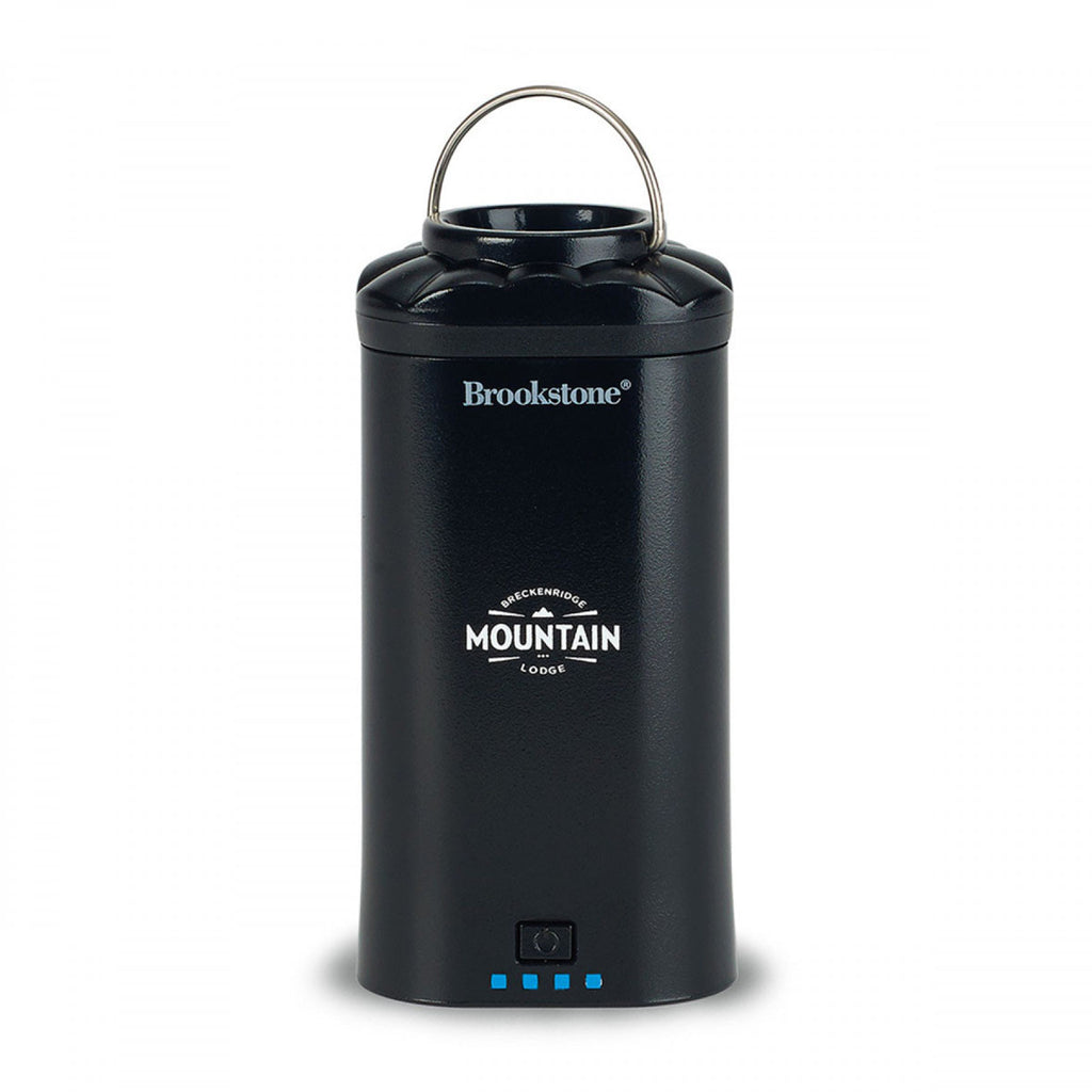 Brookstone Black Power Bank Lantern with Flashlight (7800 mAh)