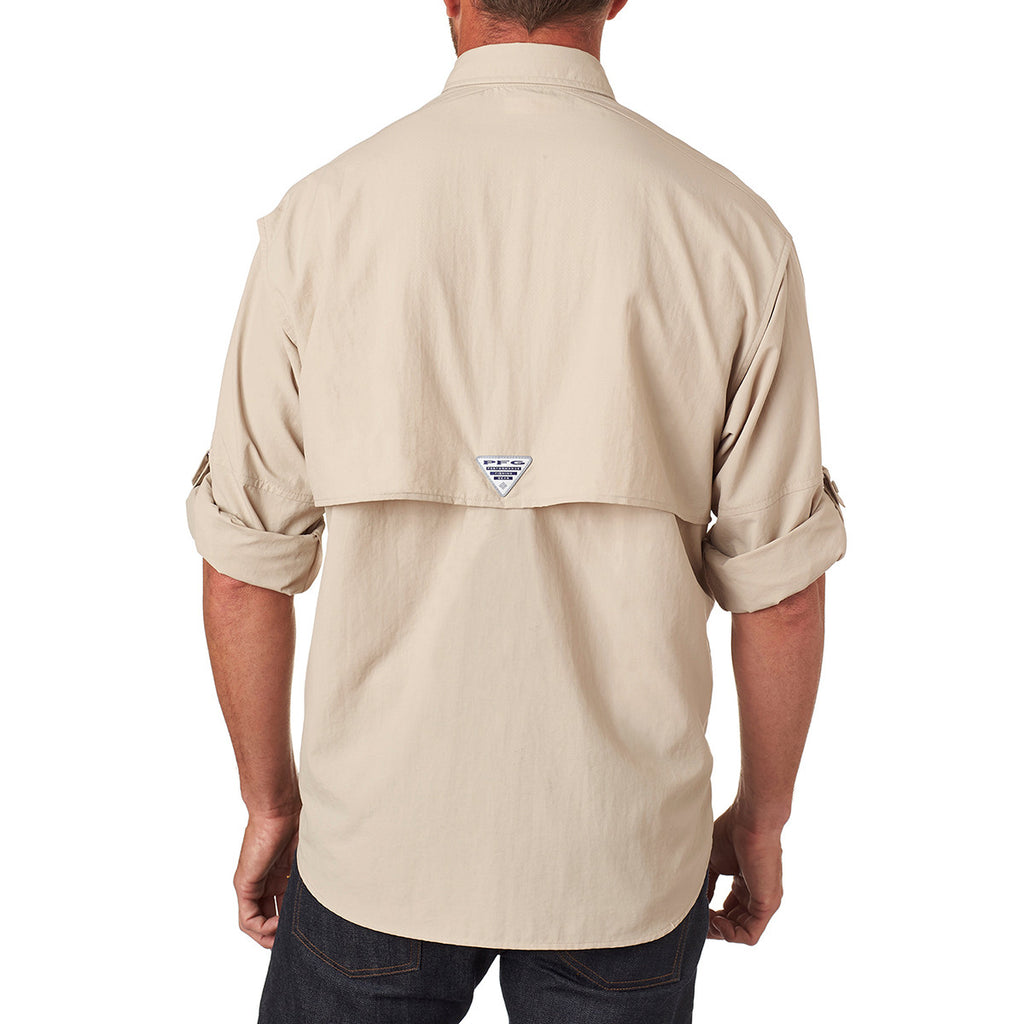 Columbia Men&s Fossil Bahama II Long Sleeve Shirt