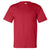 Bayside Men's Red USA-Made Short Sleeve T-Shirt with Pocket