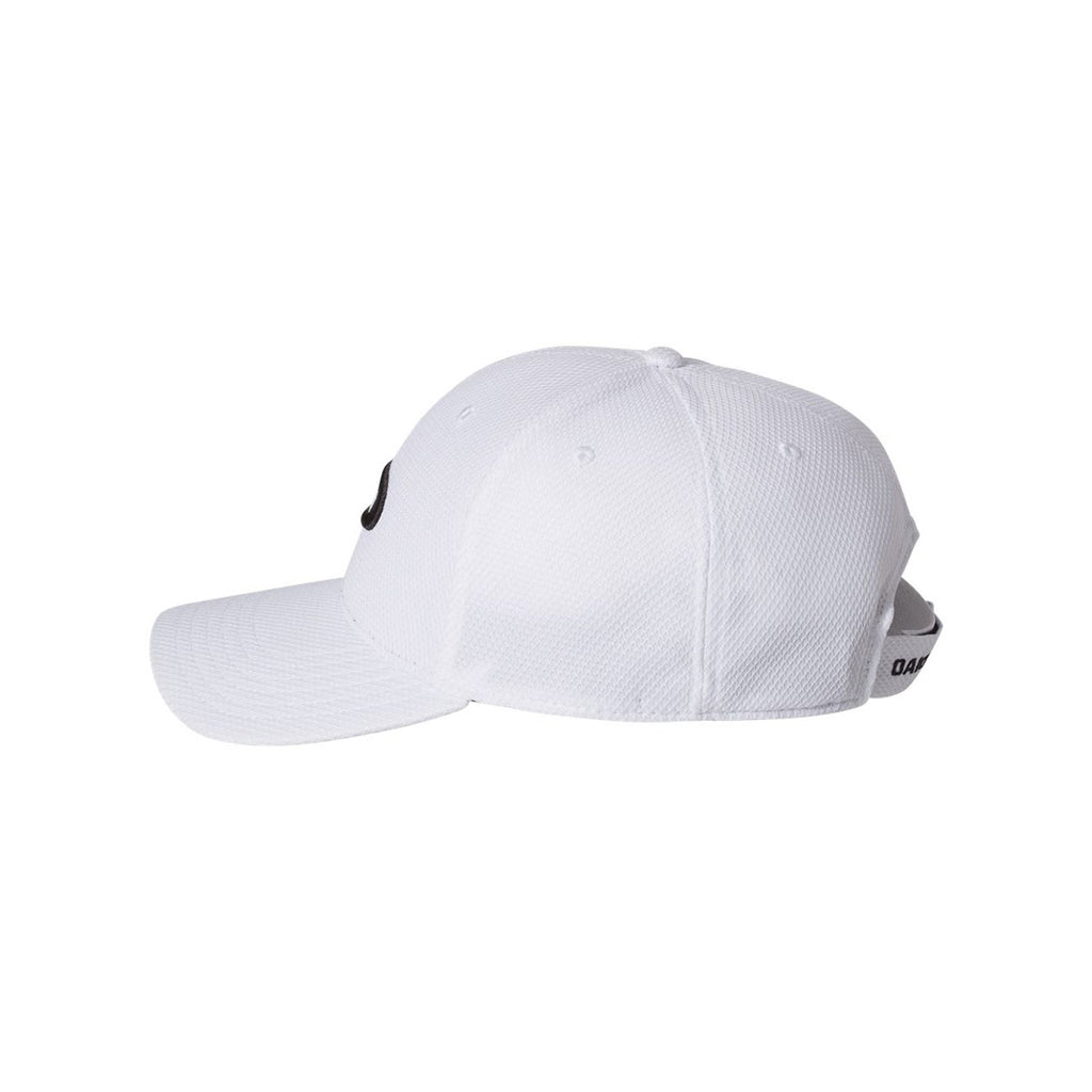 Oakley White/Black Golf Ellipse Cap