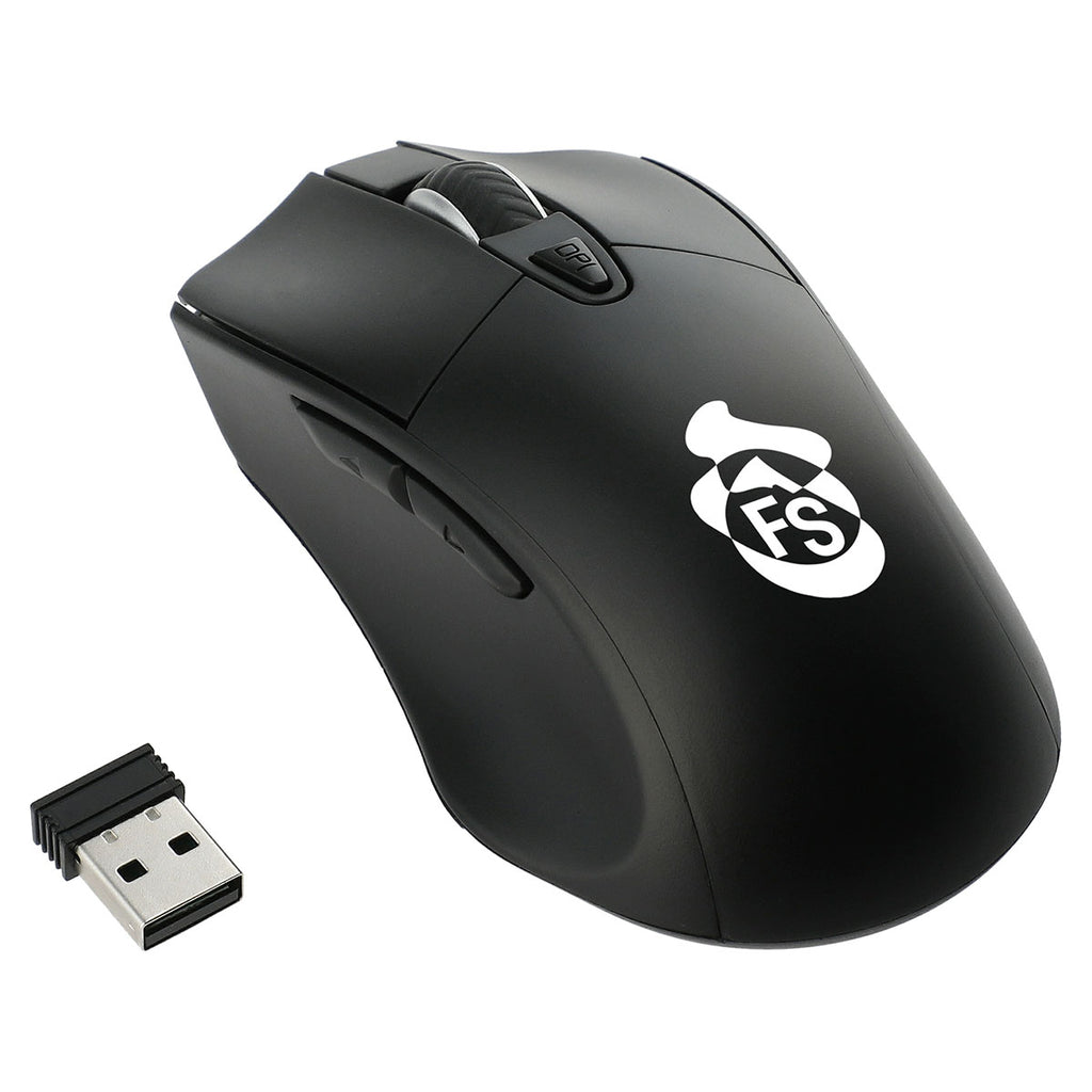 Leed's Black Wizard Wireless Mouse with Antimicrobial Additive