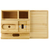Leed's Natural Bamboo Fast Wirelsss Charging Dock Station
