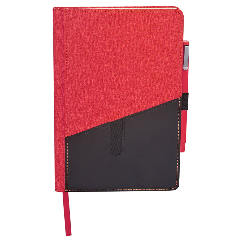 JournalBooks Red Siena Heathered Bound JournalBook Bundle Set