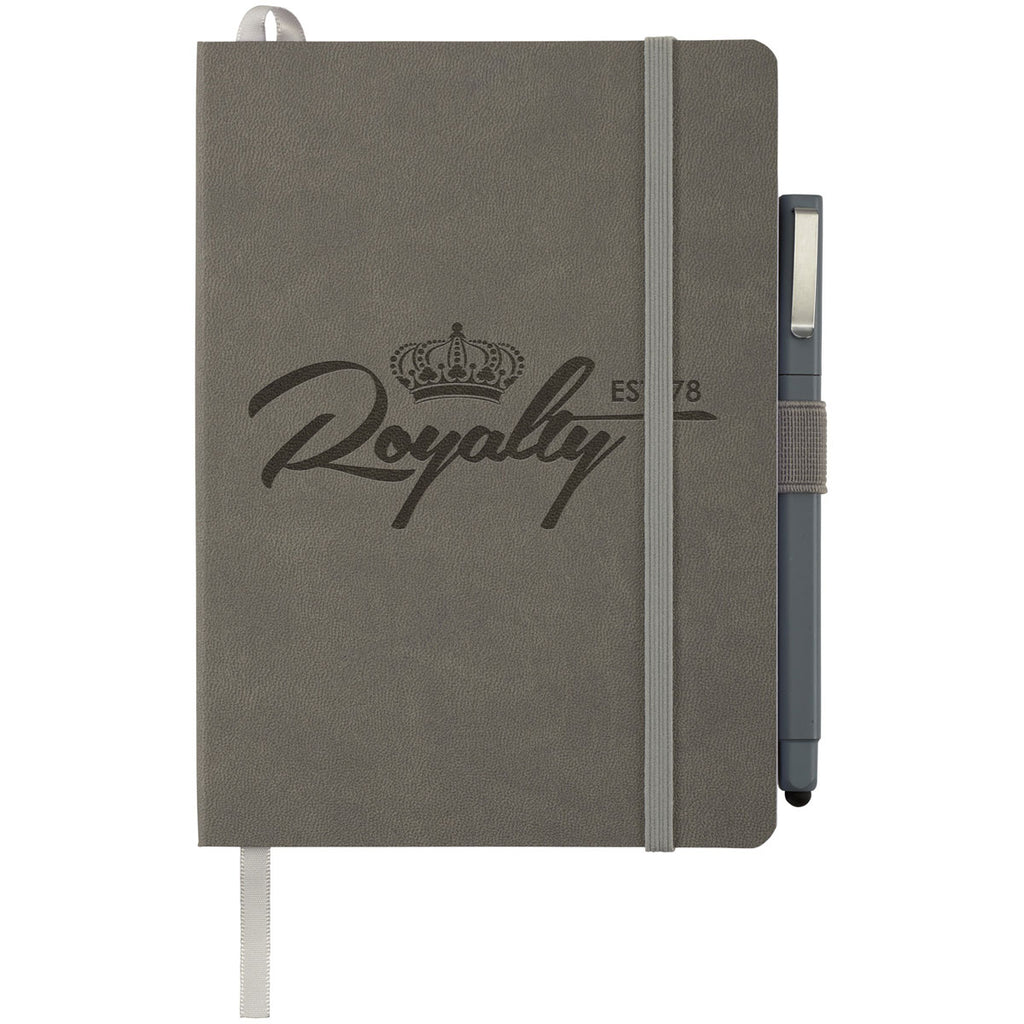 JournalBook Grey Firenze Soft Bound Notebook Set