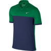 Nike Men's Lucid Green/Midnight Navy Icon Colour Block Polo
