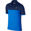 Nike Men's Midnight Navy/Photo Blue Icon Colour Block Polo