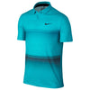 Nike Men's Omega Blue/Omega Blue Mobility Stripe Polo