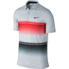 Nike Men's University Red/Wolf Grey Mobility Stripe Polo
