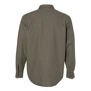 Weatherproof Men's Dusty Olive Vintage Brushed Flannel Solid Shirt