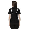 Extreme Women's Black Eperformance Velocity Snag Protection Colorblock Polo with Piping